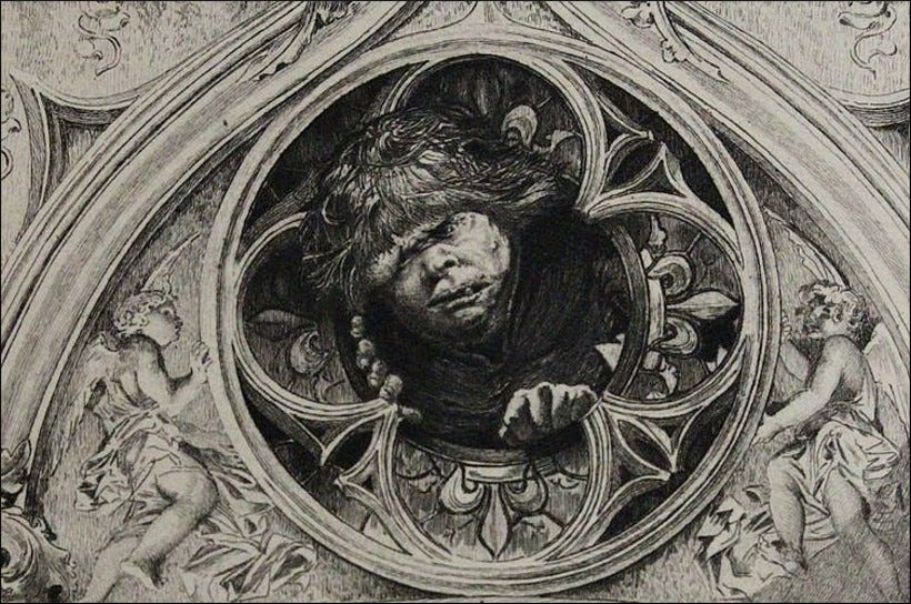 Quasimodo. Luc Olivier Merson. Wikimedia Commons