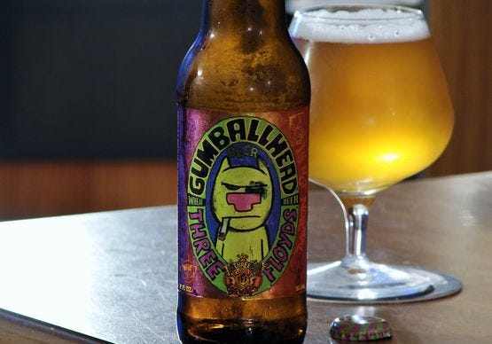 Bear Flavored | Homebrew and Beer Blog: Three Floyds - Gumballhead Pale  Wheat Ale Review