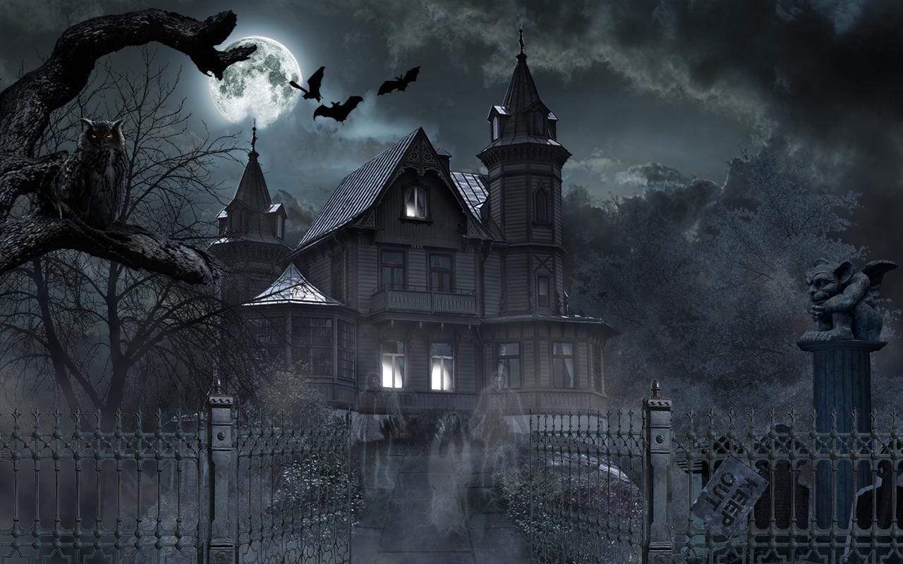 Pin by Vitoria on Casa assombrada | Horror house, Dark house, Live  wallpapers