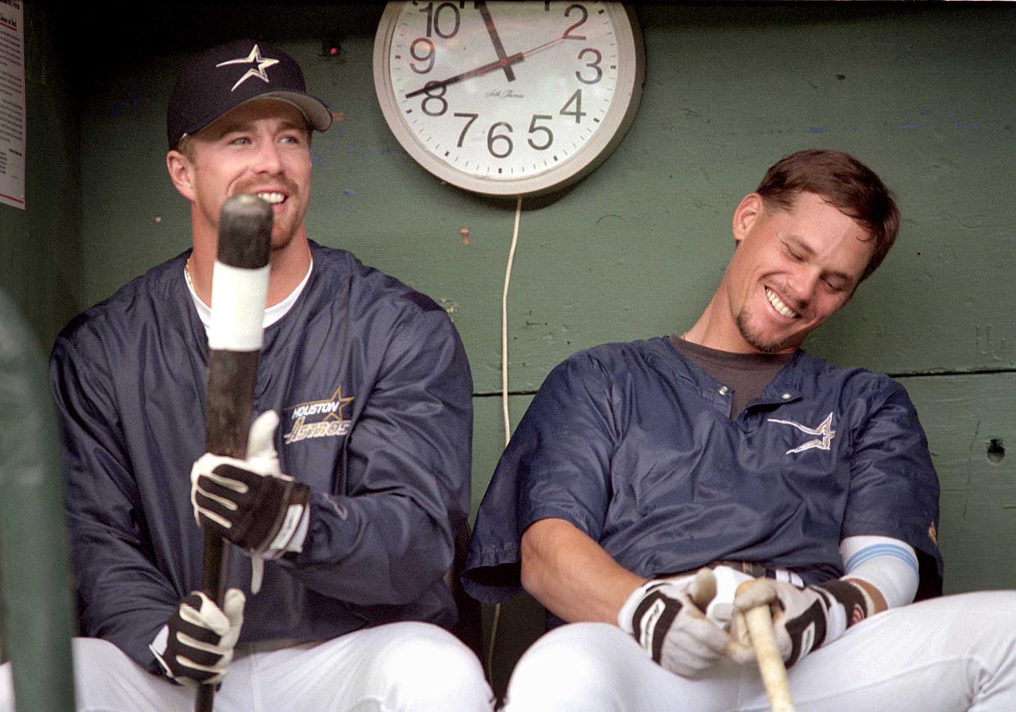 Jeff Bagwell finishes at Astros camp, Craig Biggio begins
