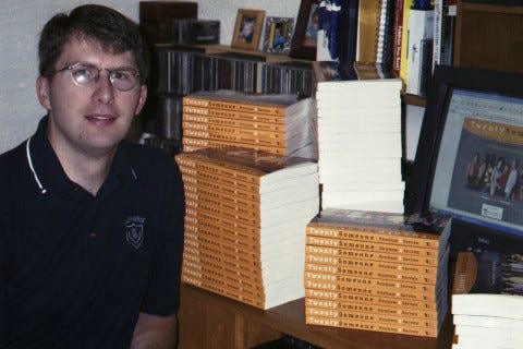 Craig with Books