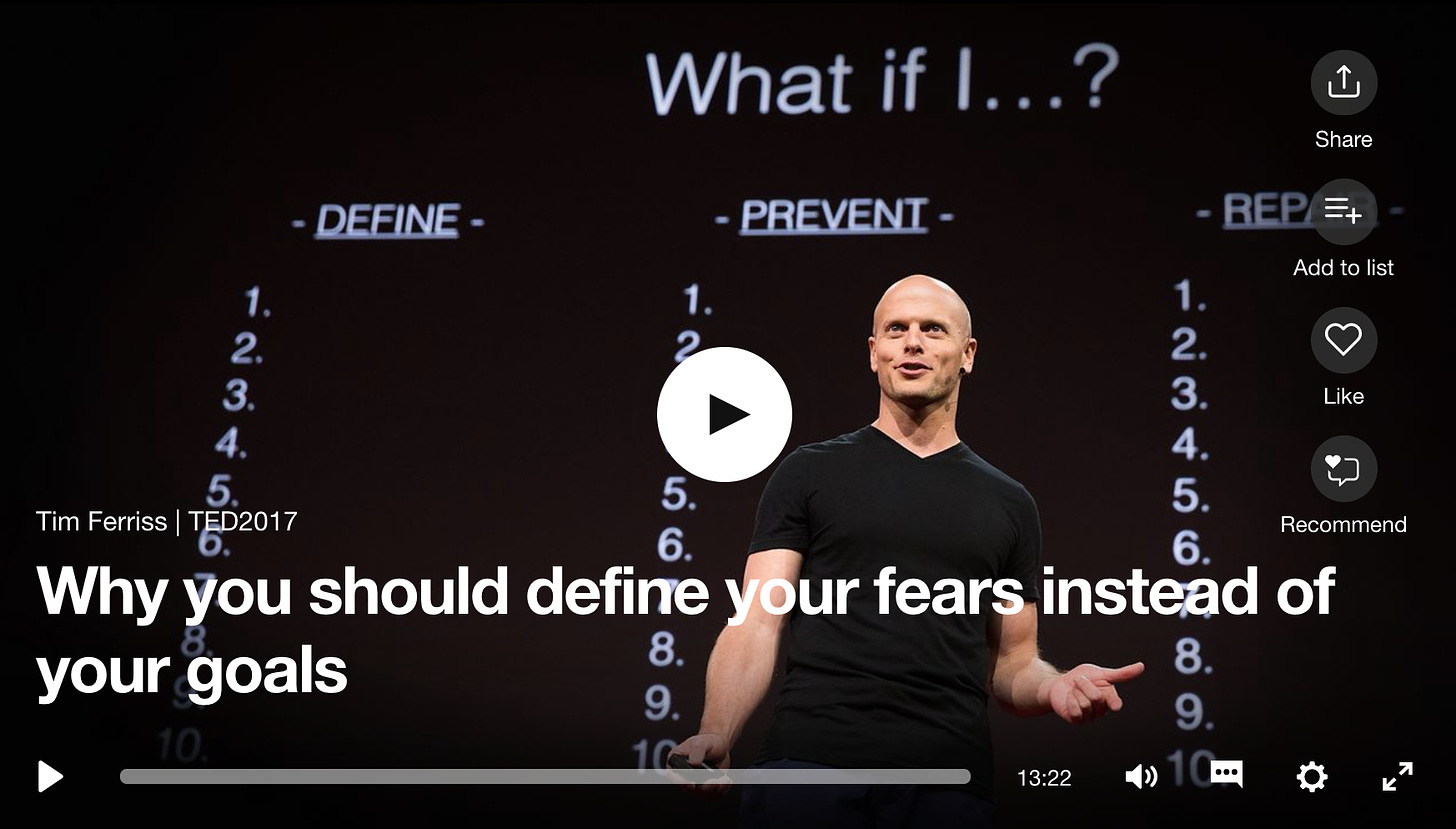 Tim Ferriss Ted Talk