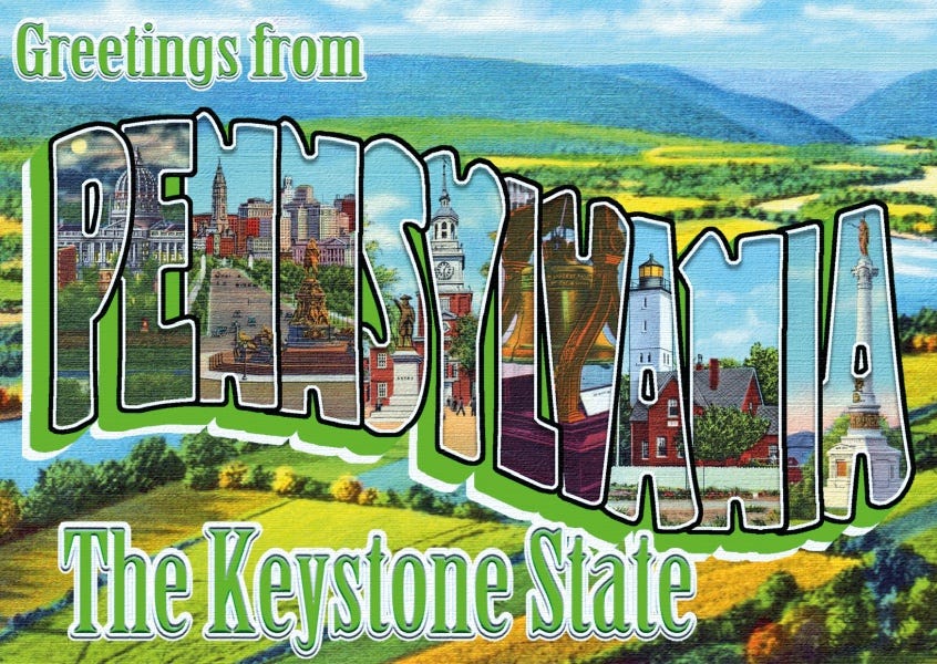 Pennsylvania – The Keystone State | Vacation Cards & Quotes 🗺️🏖️📸 | Send  real postcards online