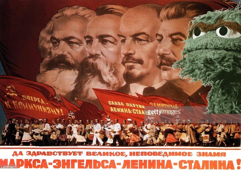 Comrade Oscar will spread Revolution to Sesame Street! : HistoryMemes