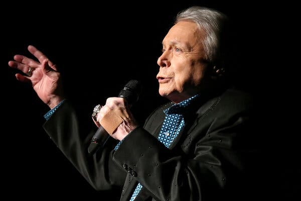 Mickey Gilley in 2017. He had 17 No. 1 country singles from 1974 to 1983.