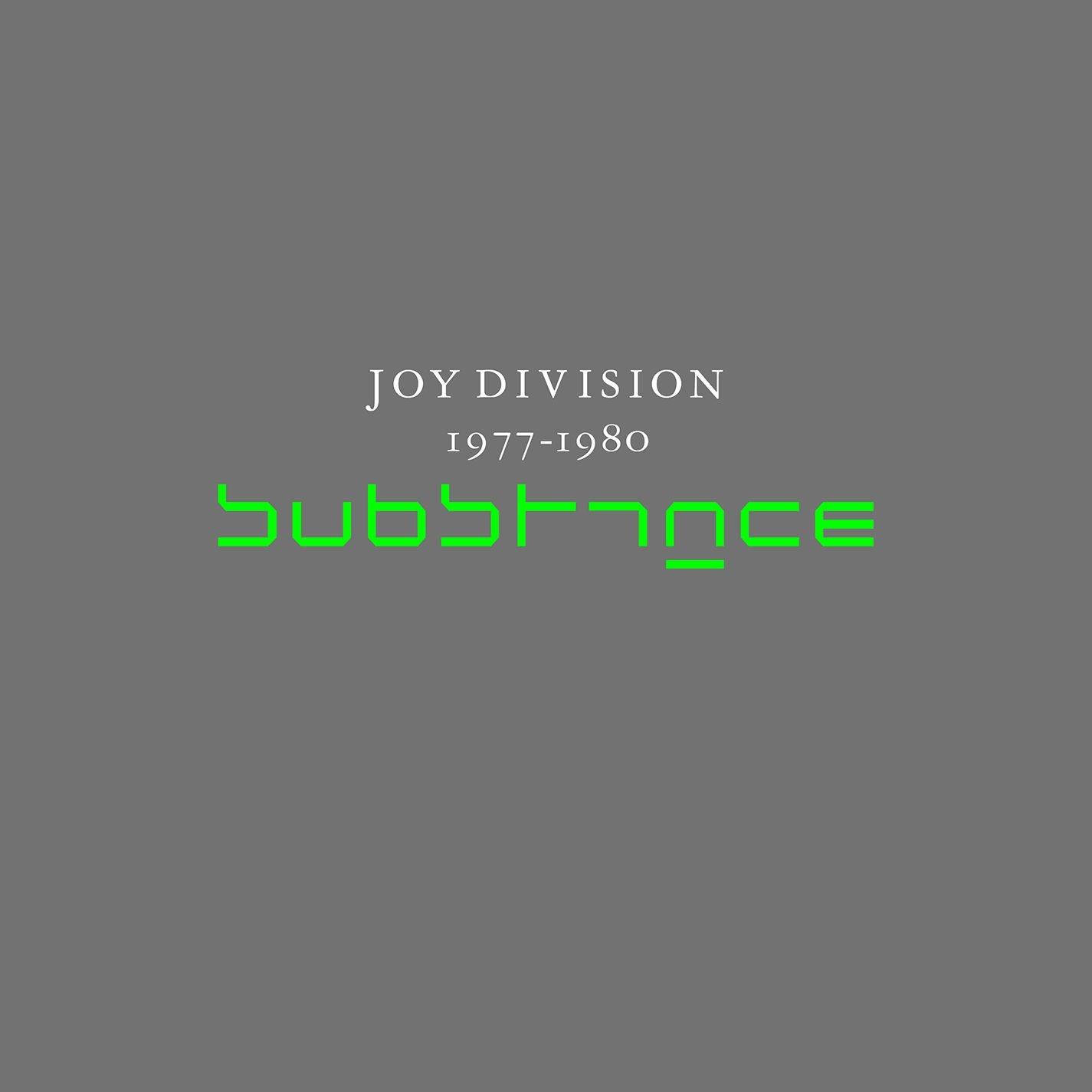 Capa do álbum “Substance”, do Joy Division.