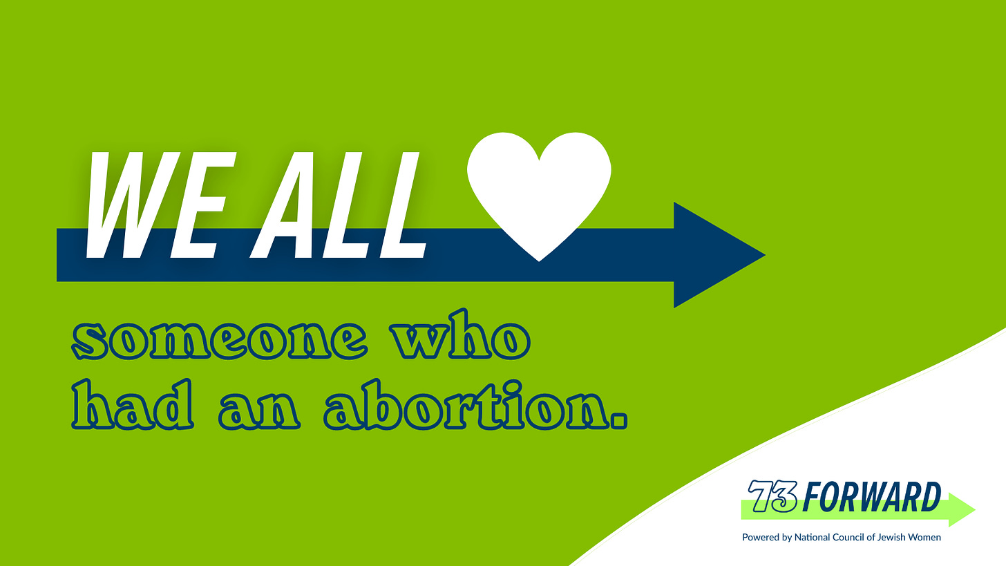We all (heart) someone who had an abortion