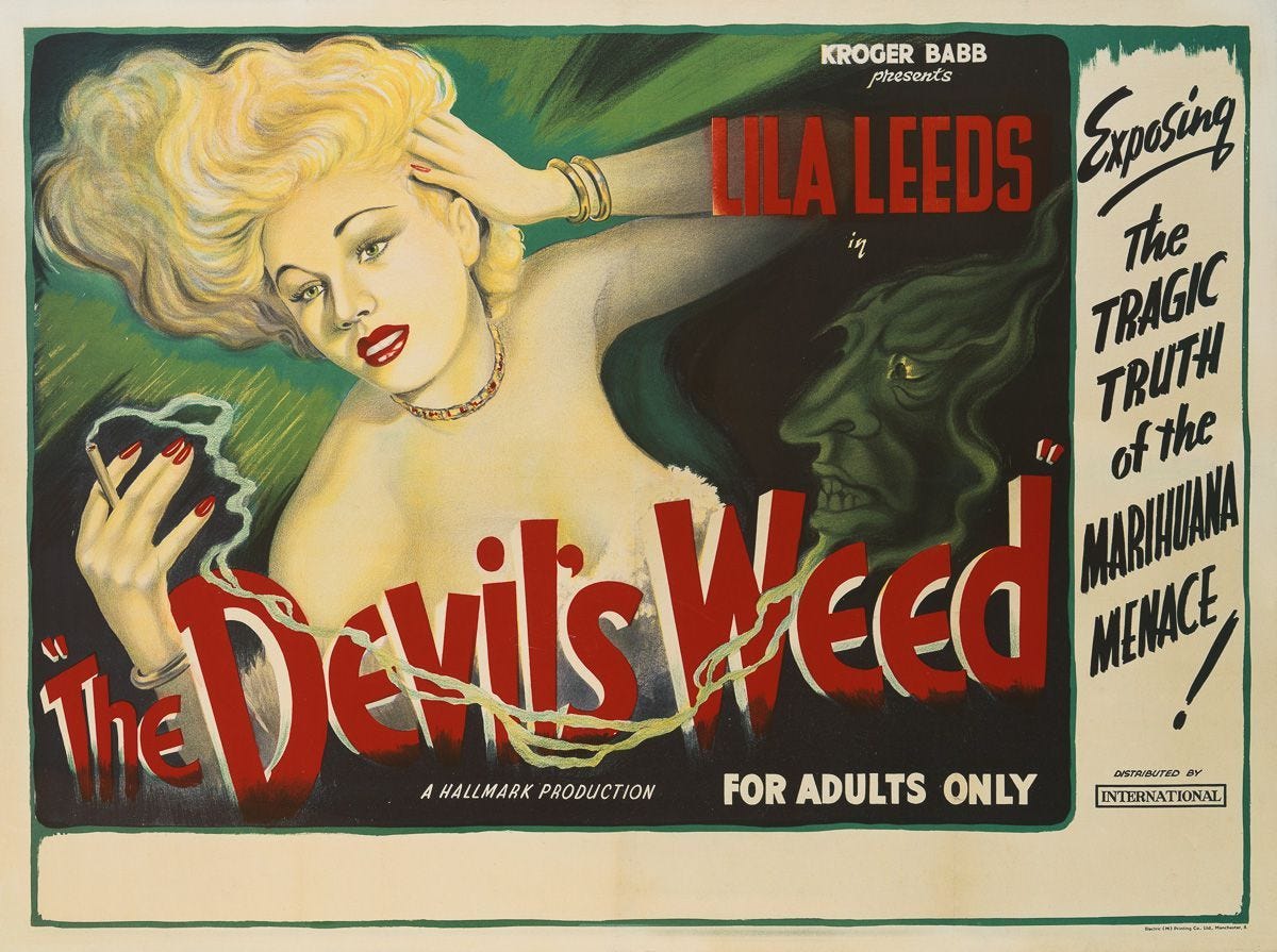 Alarmist Marijuana Posters from the Reefer Madness Era – Infinite Perimeter Films