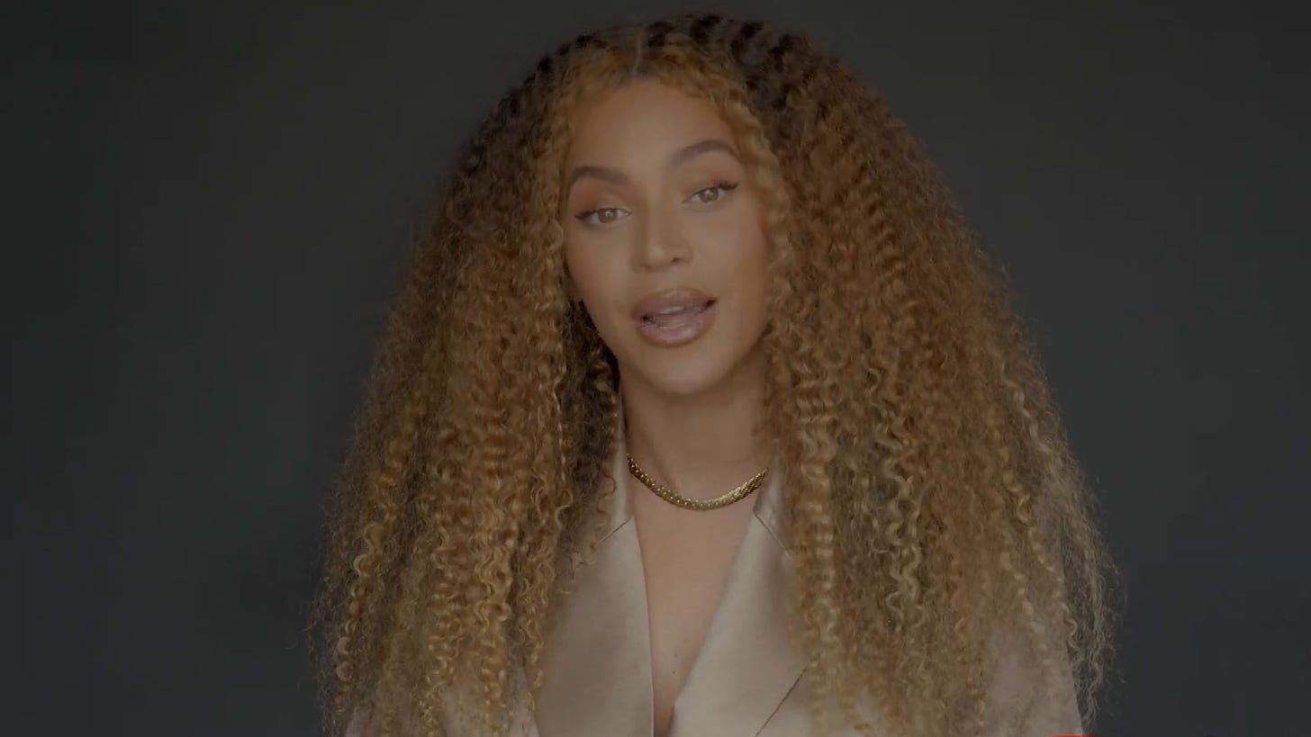 Beyoncé tells 2020 graduates 'change has started with you'