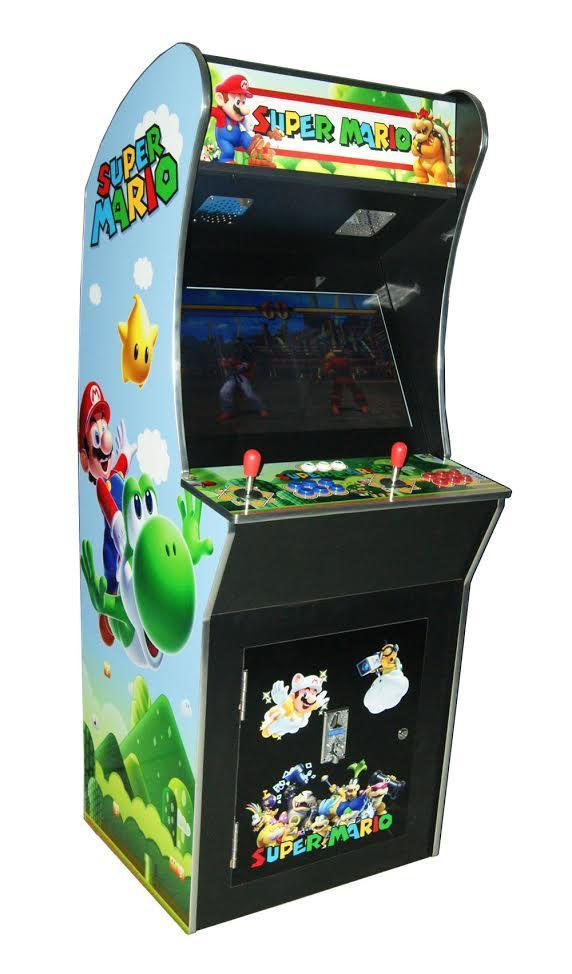 AM2 Stand Up Arcade Machine (2000+ Games in 1, Free Play / Coin-op)