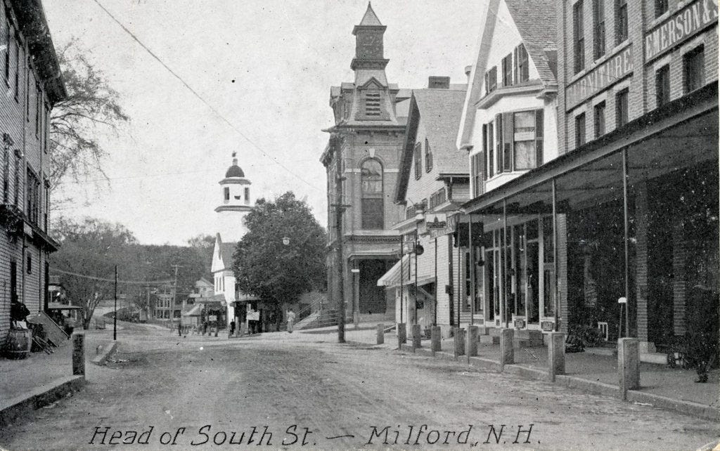 Head  of South Street just before reaching the Milford Oval