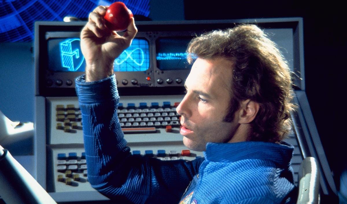 The sweet sideburns of Bruce Dern, star of Silent Running.