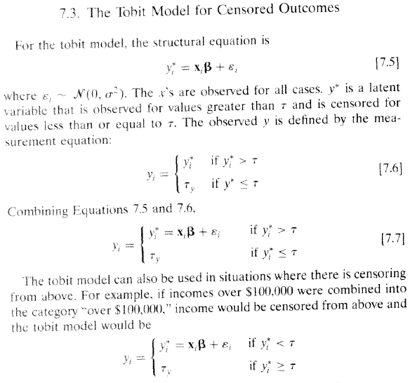 Regression Models for Categorical and Limited Dependent Variables (Long 1997) formula 7.5-7.7 p 196