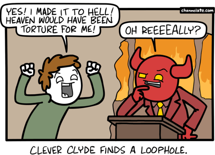 Clever Clyde finds a loophole
