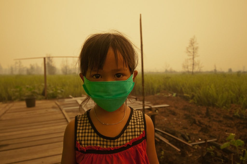 Child with a mask | Children are forced to wear masks due to… | Flickr