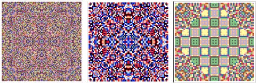 Pretty patterns; high modulo and large grid size.