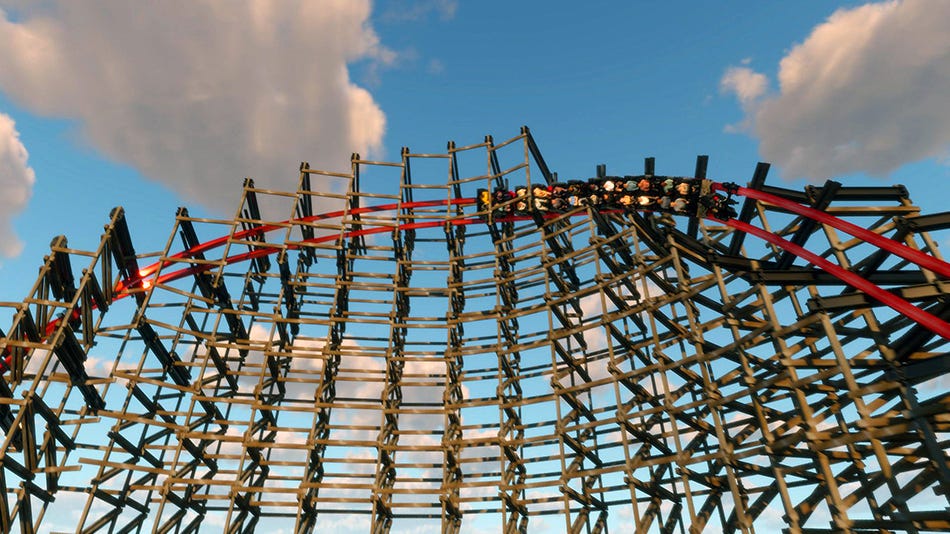 Worlds largest underflip on Wildcats Revenge coaster Hersheypark