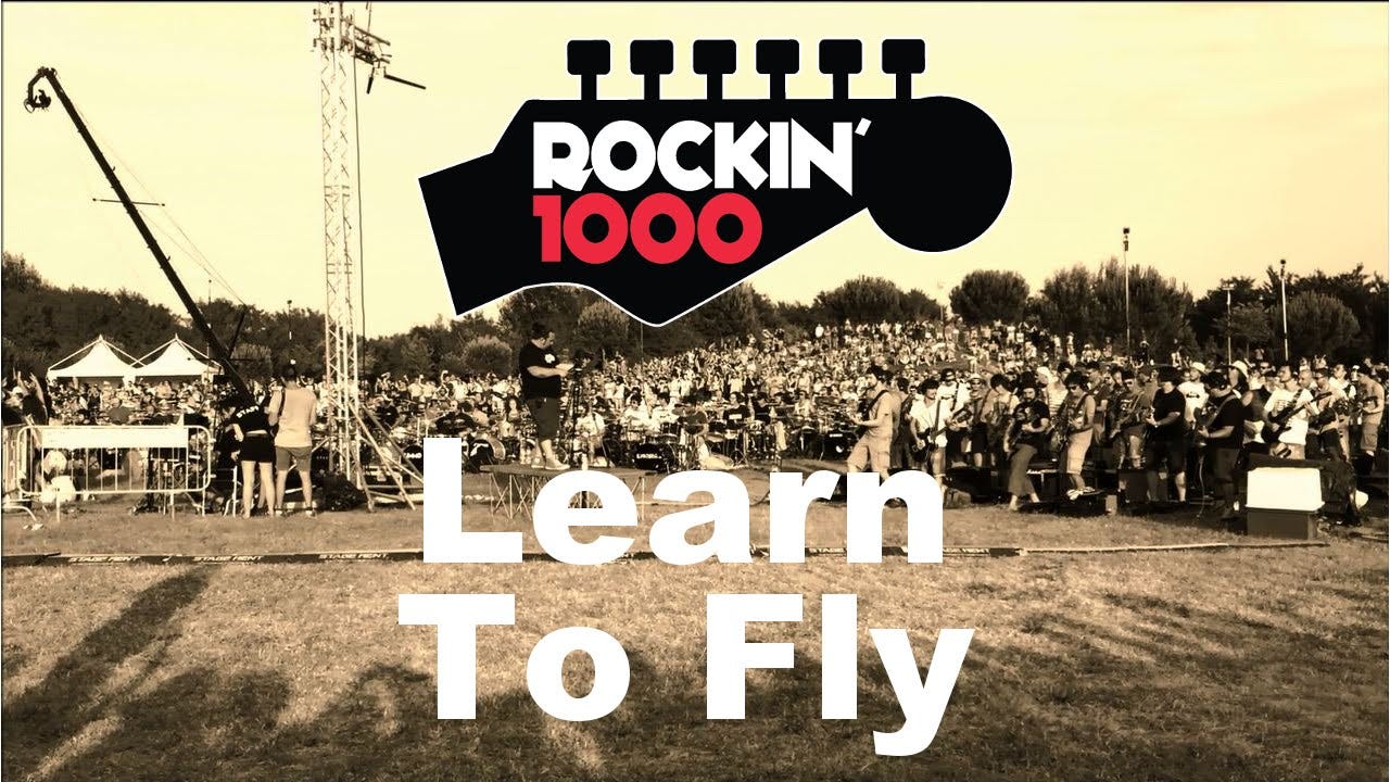 rockin1000 - Learn To Fly - Foo Fighters - Cesena 26.07.2015 ITALY - YouTube