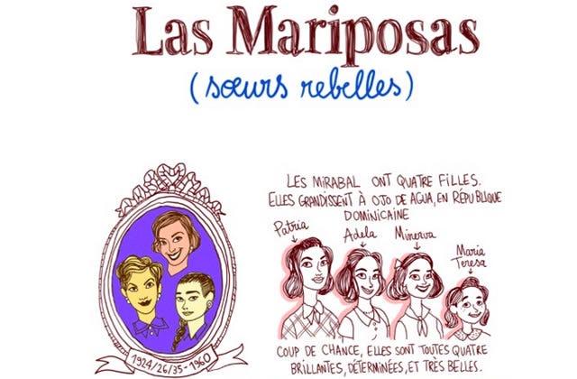 Les Mariposas, soeurs rebelles » — Les Culottées, par Pénélope Bagieu