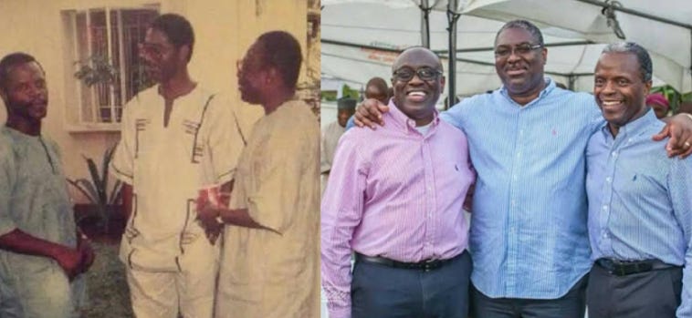 Rare Epic Throwback Photo Of Acting President Yemi Osibanjo With FIRS Boss,  Tunde Fowler – PHOTO! – How Nigeria News