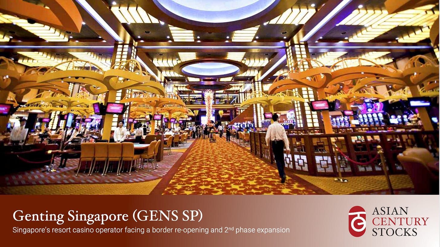 Casino Firm Genting Singapore Draws Takeover Interest (GENS