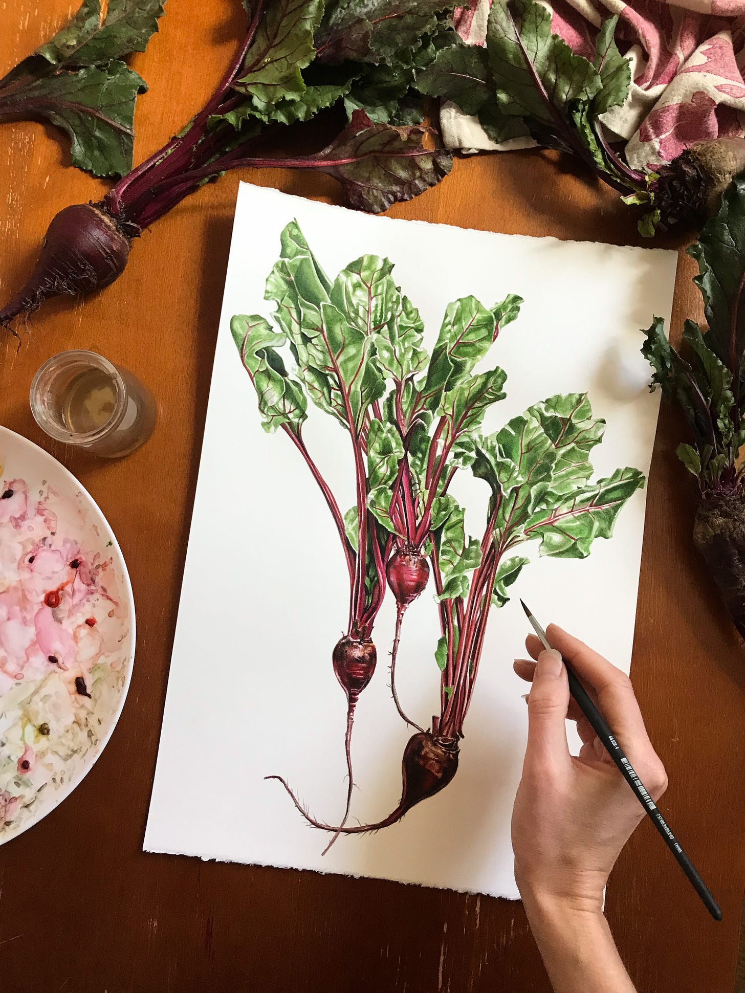 painting beets