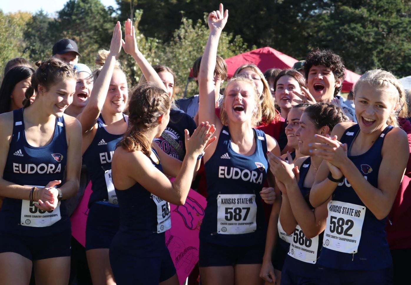 CHAMPIONS: Girls' cross country captures first title | Sports |  eudoratimes.newsnirvana.com