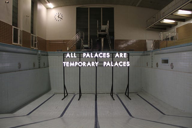 Robert Montgomery | All Palaces (2016) | Available for Sale | Artsy