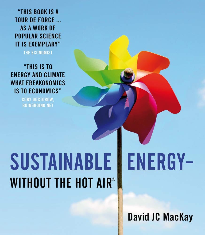 Sustainable Energy - Without the Hot Air : Mackay, David J. c.: Amazon.it:  Libri