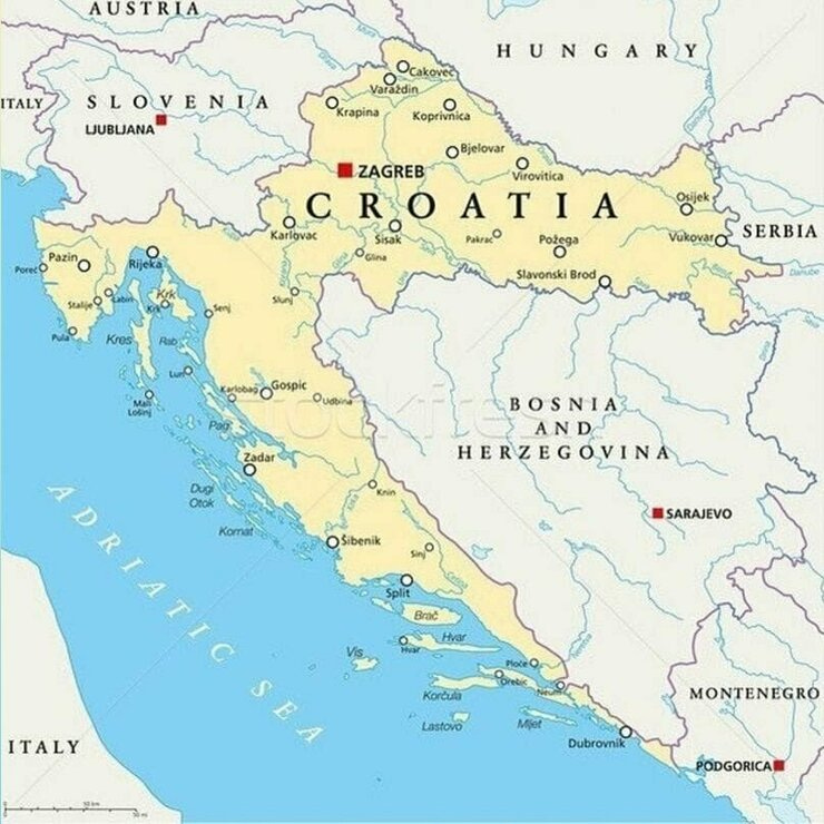 El increíble diseño de la ex Yugoslavia frente al Adriático