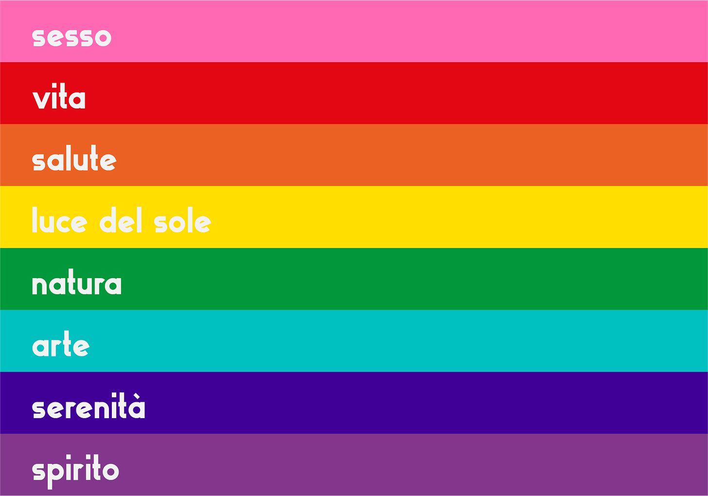 bandiera arcobaleno Gilbert Baker