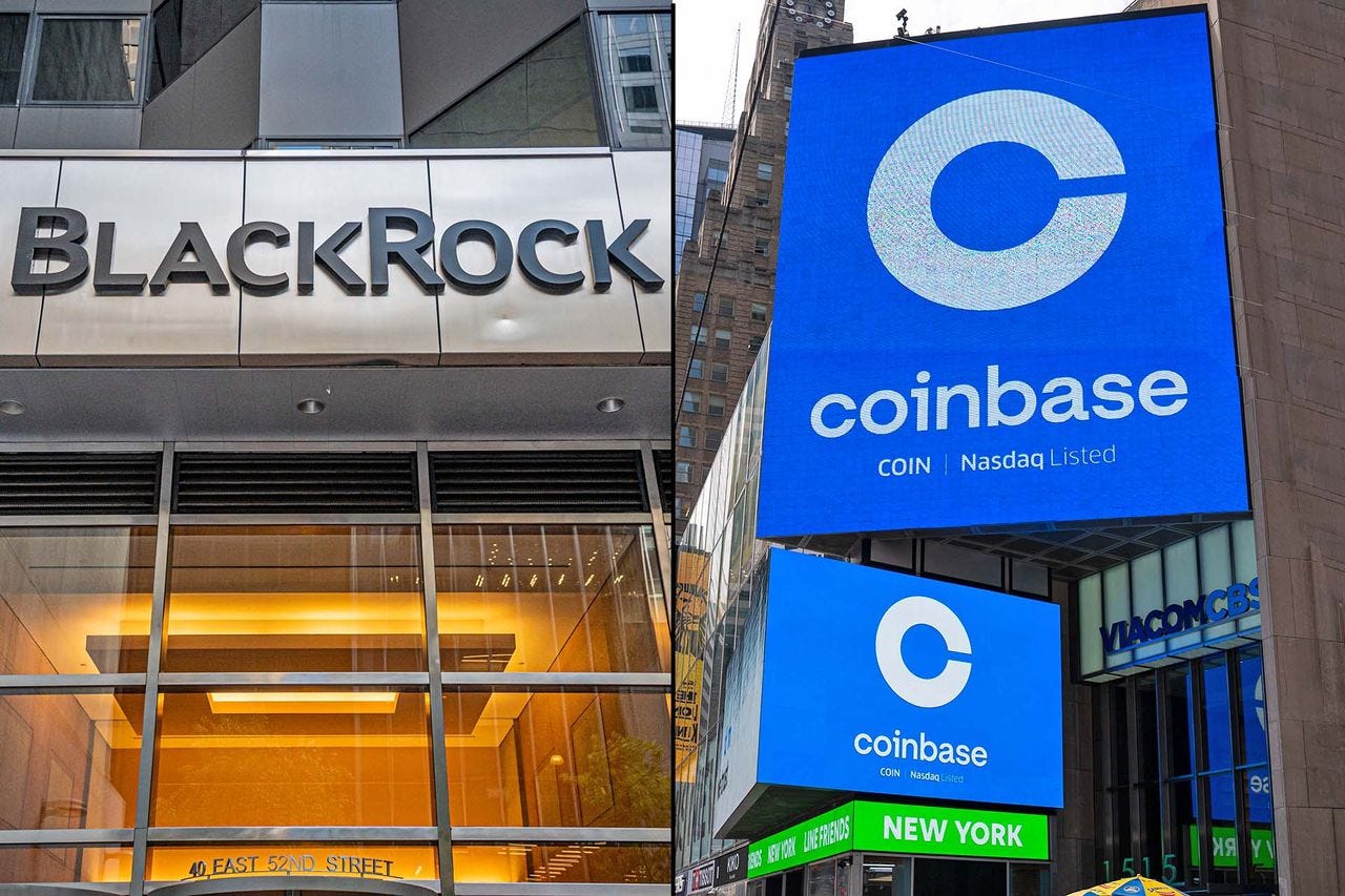 BlackRock grows crypto offering with Coinbase partnership - Financial News