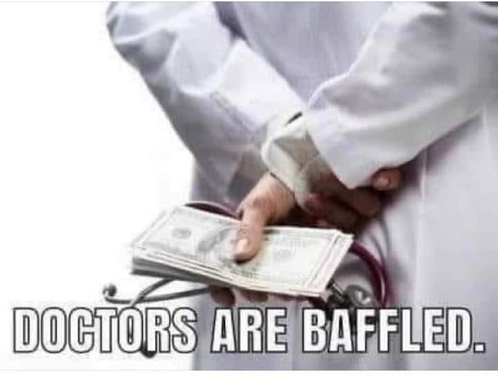 May be an image of 1 person and text that says "DOCTORS ARE BAFFLED."