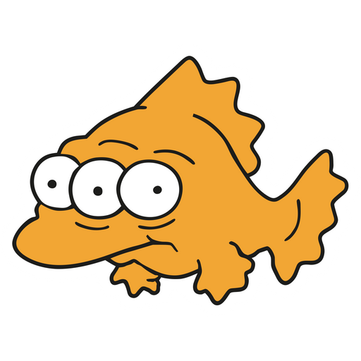 The Simpsons Blinky the Three-Eyed Fish Sticker - Sticker Mania