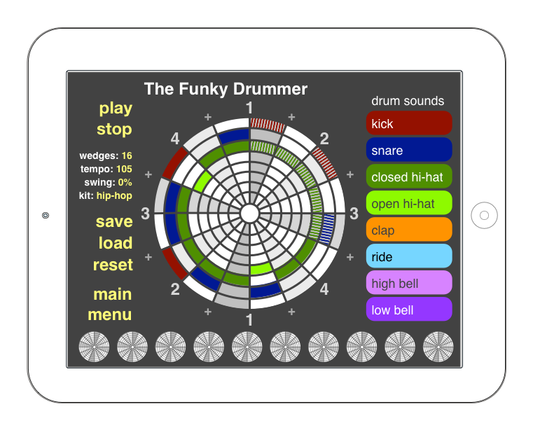 math-friendly Funky Drummer lesson