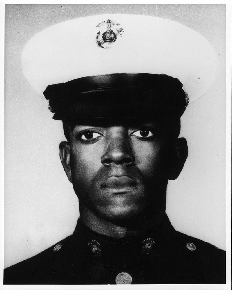 Headshot of James Anderson, in uniform