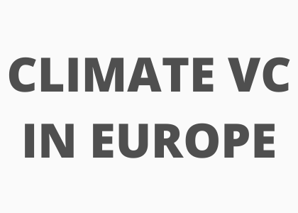 tech4climate vc in europe