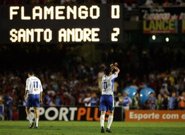 Há 15 anos, Flamengo perdeu final da Copa do Brasil para o Santo André;  relembre