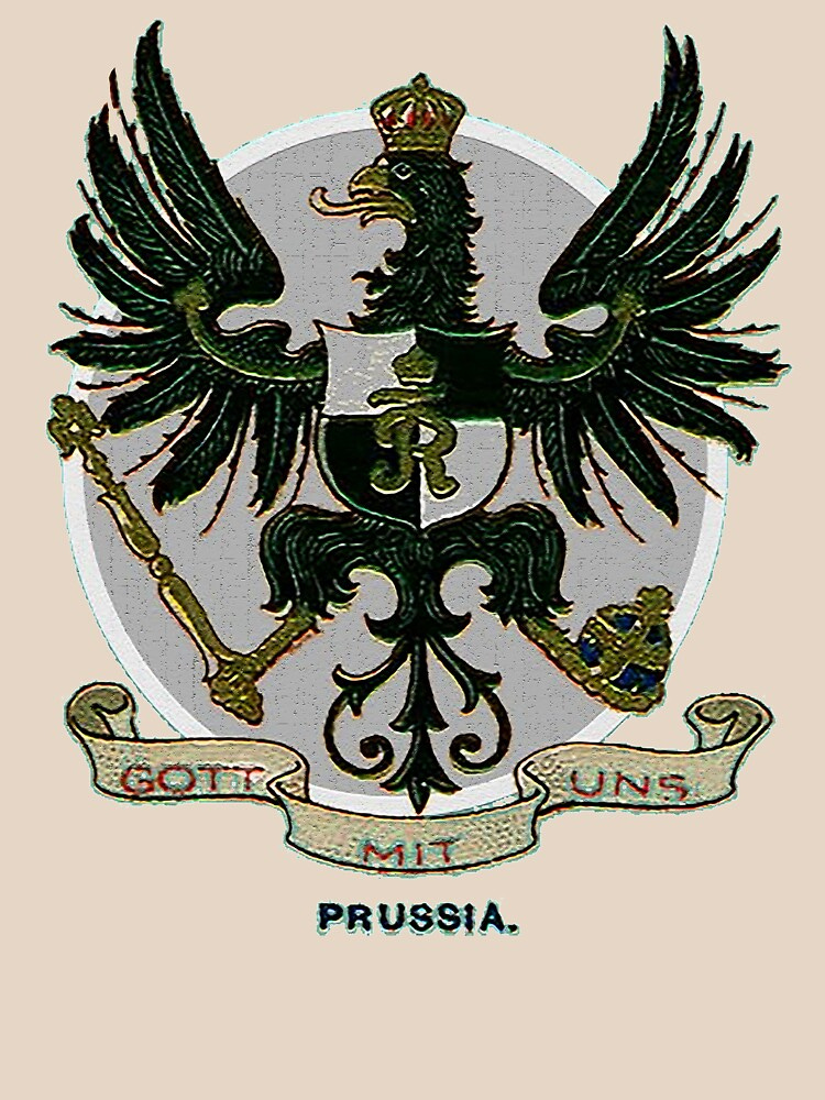 "Prussia...Flag,Arms and Motto: Gott mit Uns" T-shirt by ...