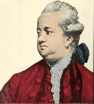 Edward Gibbon author of "Decline & Fall"