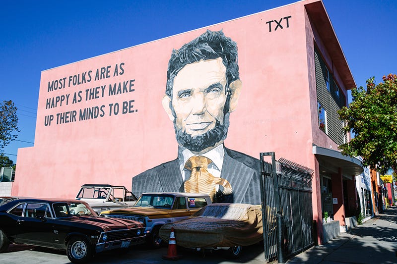 Abraham Lincoln mural 