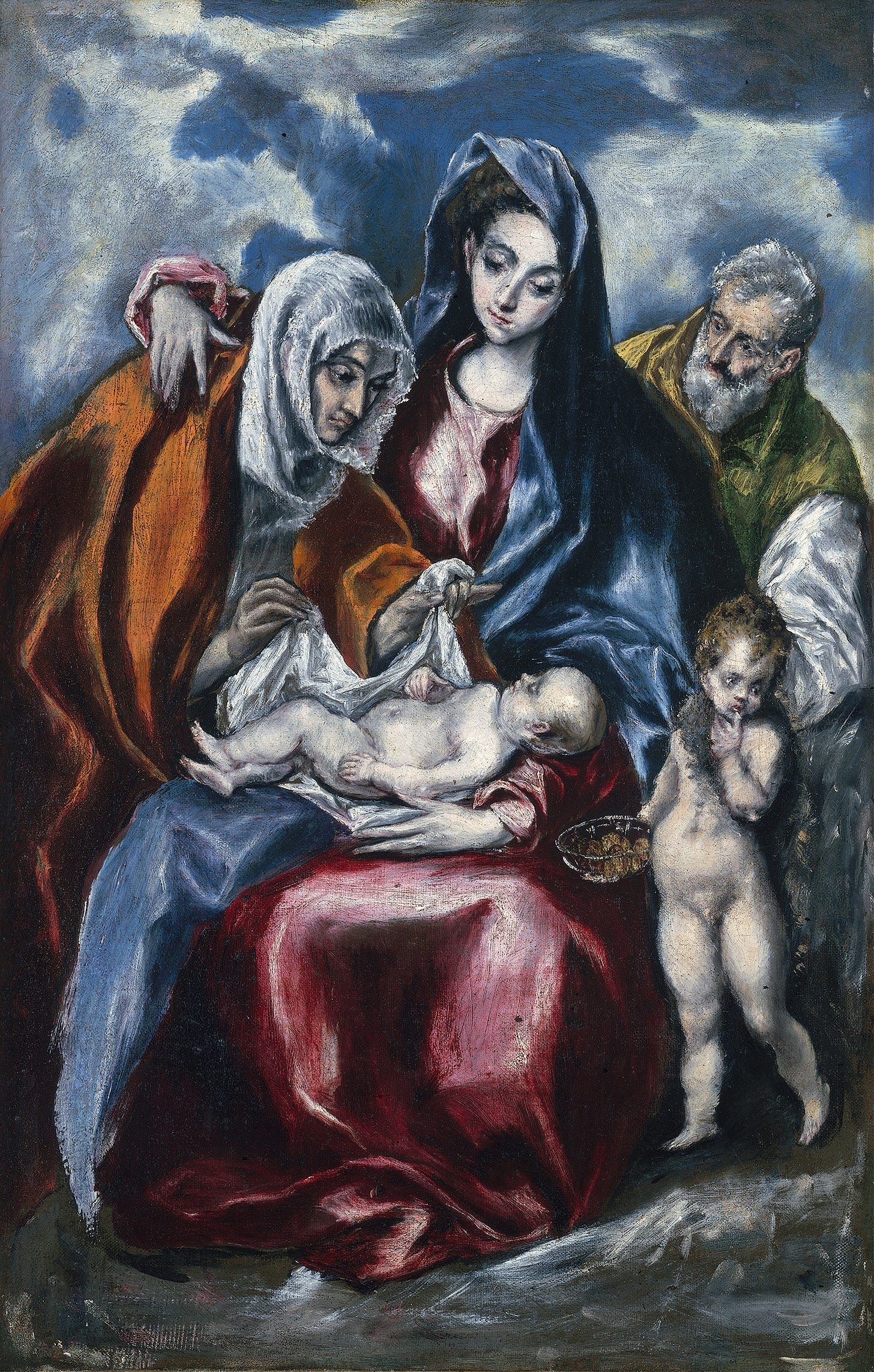 The Holy Family with Saint Anne and the Infant John the Baptist (c. 1595-1600)