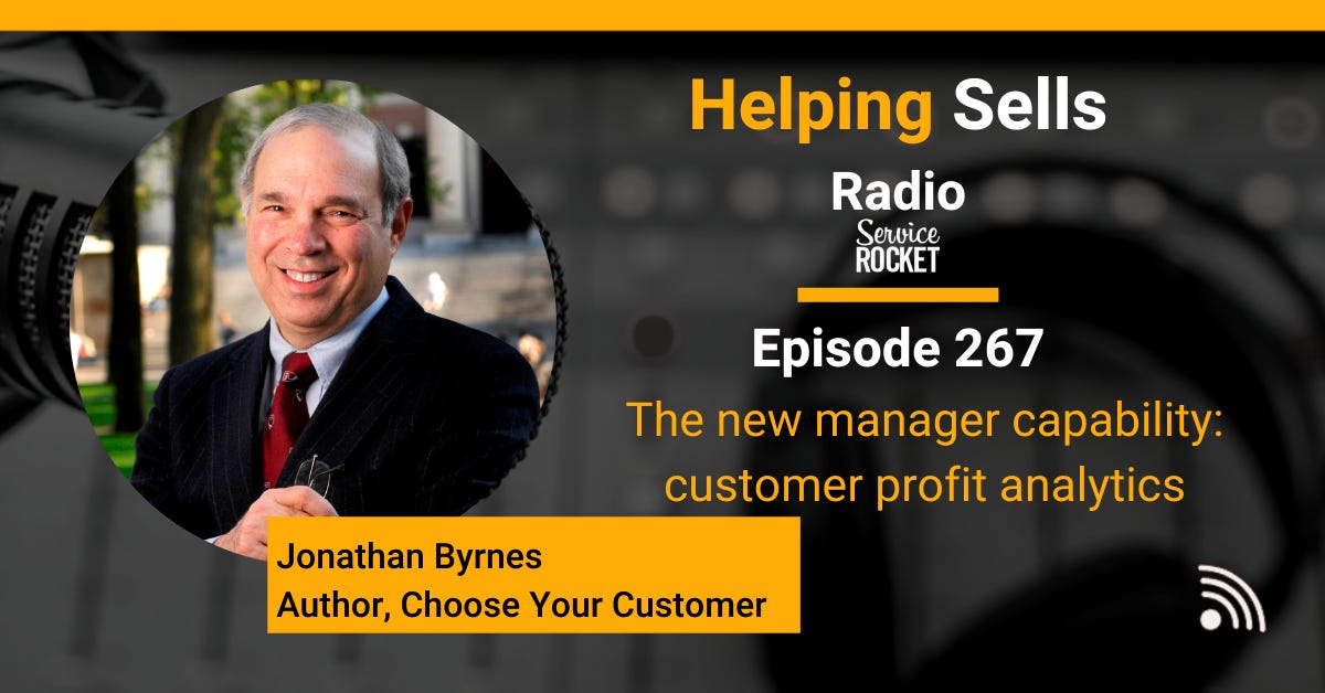 Jonathan Byrnes on Helping Sells Radio with Bill Cushard
