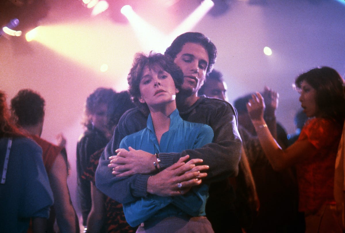 Nightclub scene from Fright Night (1985).