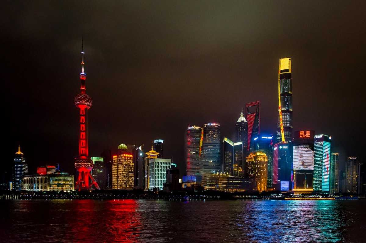 The Shanghai Skyline, Night and Day - Travel Past 50