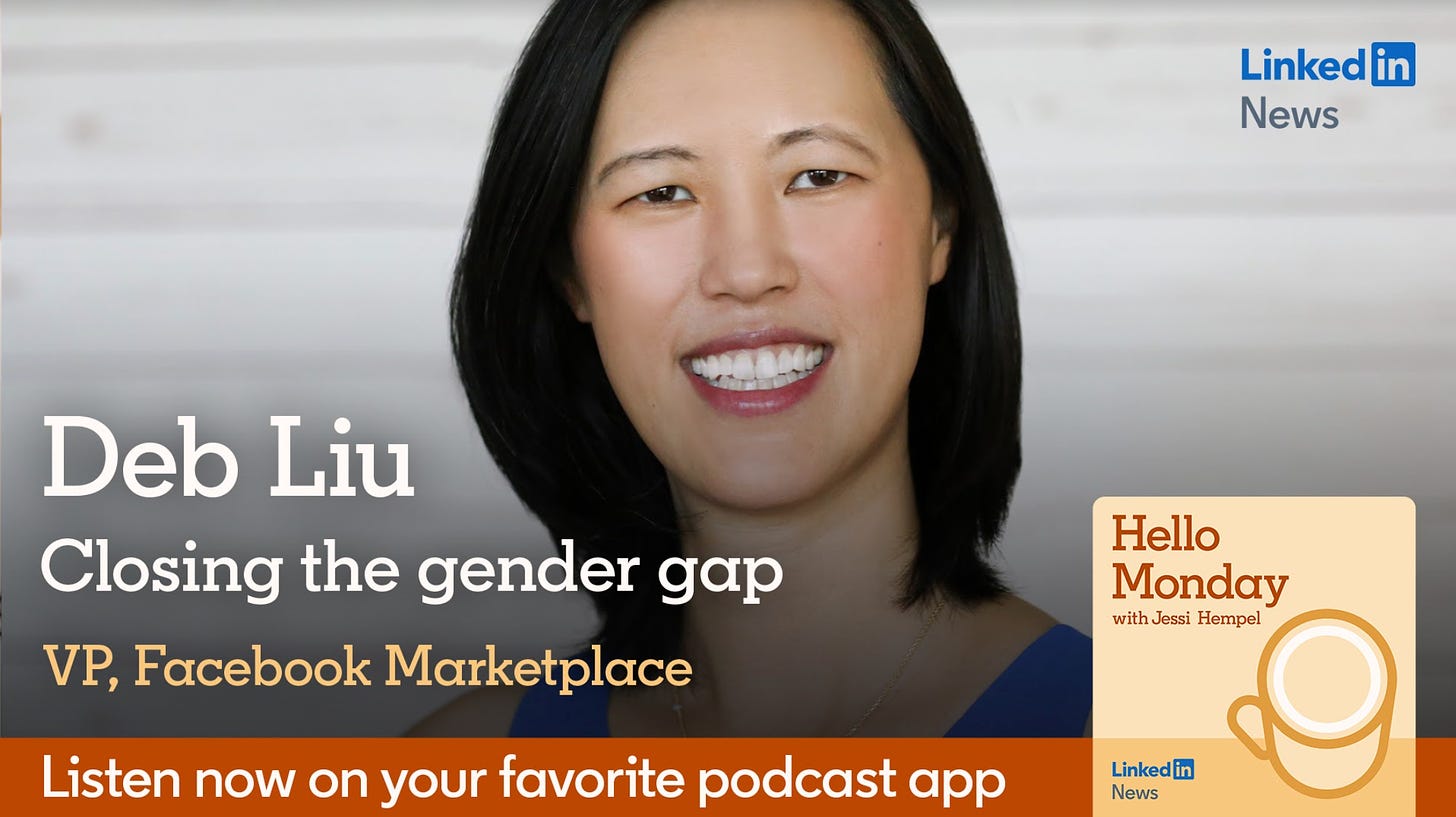 https://podcasts.apple.com/us/podcast/closing-the-gender-gap-with-facebooks-deb-liu/id1453893304?i=1000502300971