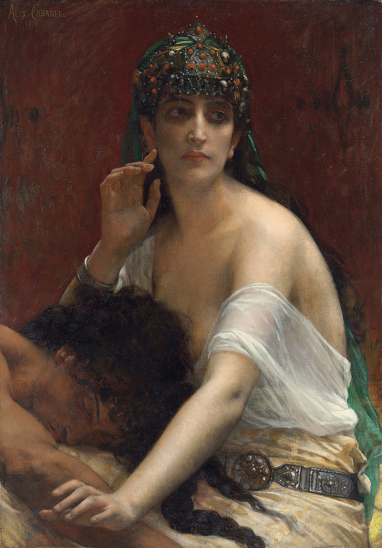 Samson And Delilah (1878) by Alexandre Cabanel