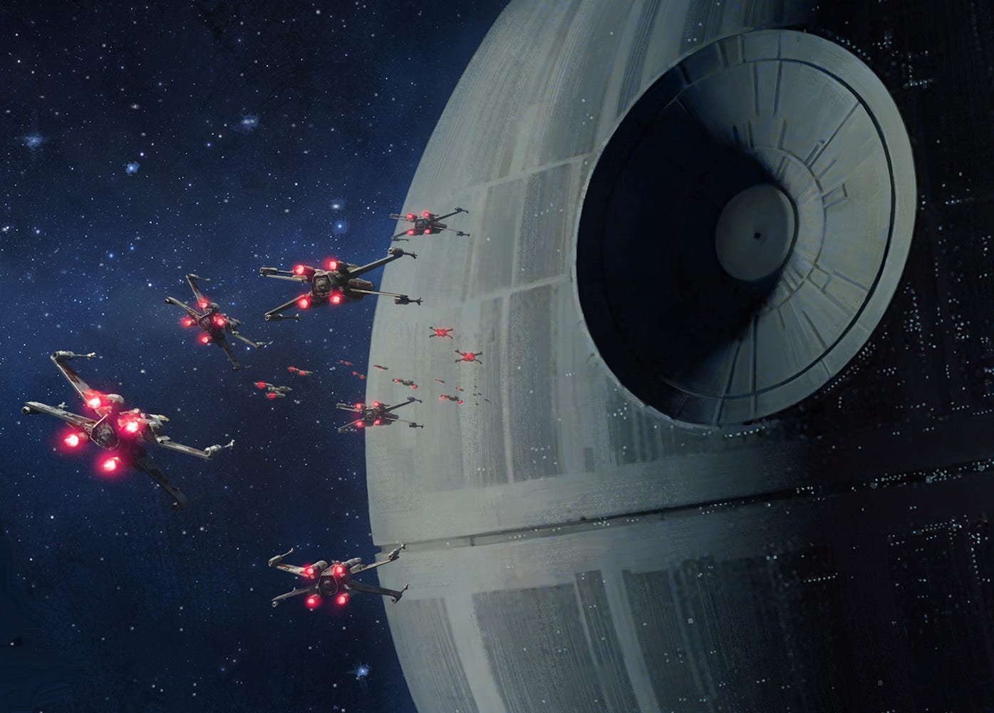 Attack On The Death Star Wallpapers - Wallpaper Cave