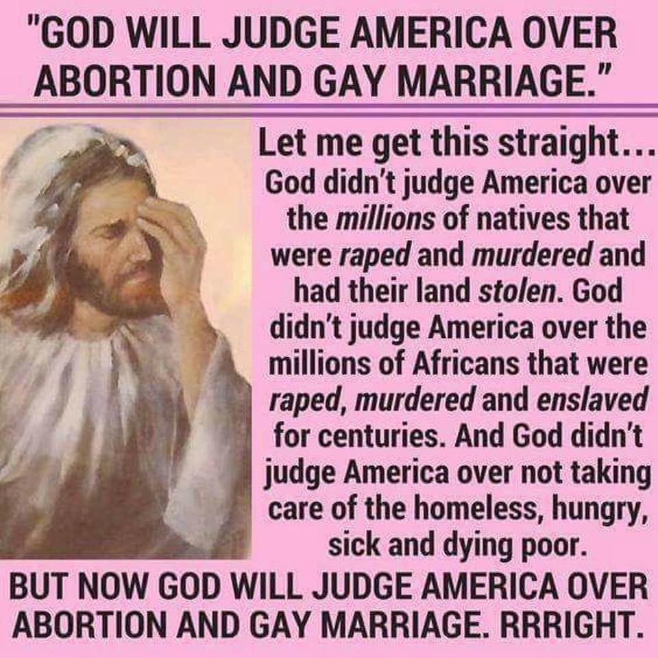 God will judge America