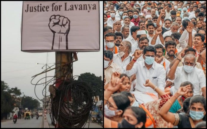 #JusticeForLavanya becomes call to action, BJP launches massive ...